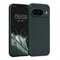 kwmobile Handyhülle kompatibel mit Google Pixel 9 Hülle - weiche Silikon Case metallisch schimmernd in Metallic Petrol Metallic Petrol  