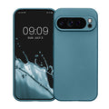 kwmobile Phone Case for Google Pixel 9 Pro - Soft Silicone Case with Metallic Shimmer - Protective Cover