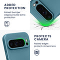 kwmobile Phone Case for Google Pixel 9 Pro - Soft Silicone Case with Metallic Shimmer - Protective Cover