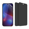 kwmobile 3x Sichtschutz Schutzfolie für Google Pixel 9 Folie - Displayschutz Privacy Screen Protector - Sichtschutzfolie Handyfolie Displayfolie - Blickschutzfolie Transparent  
