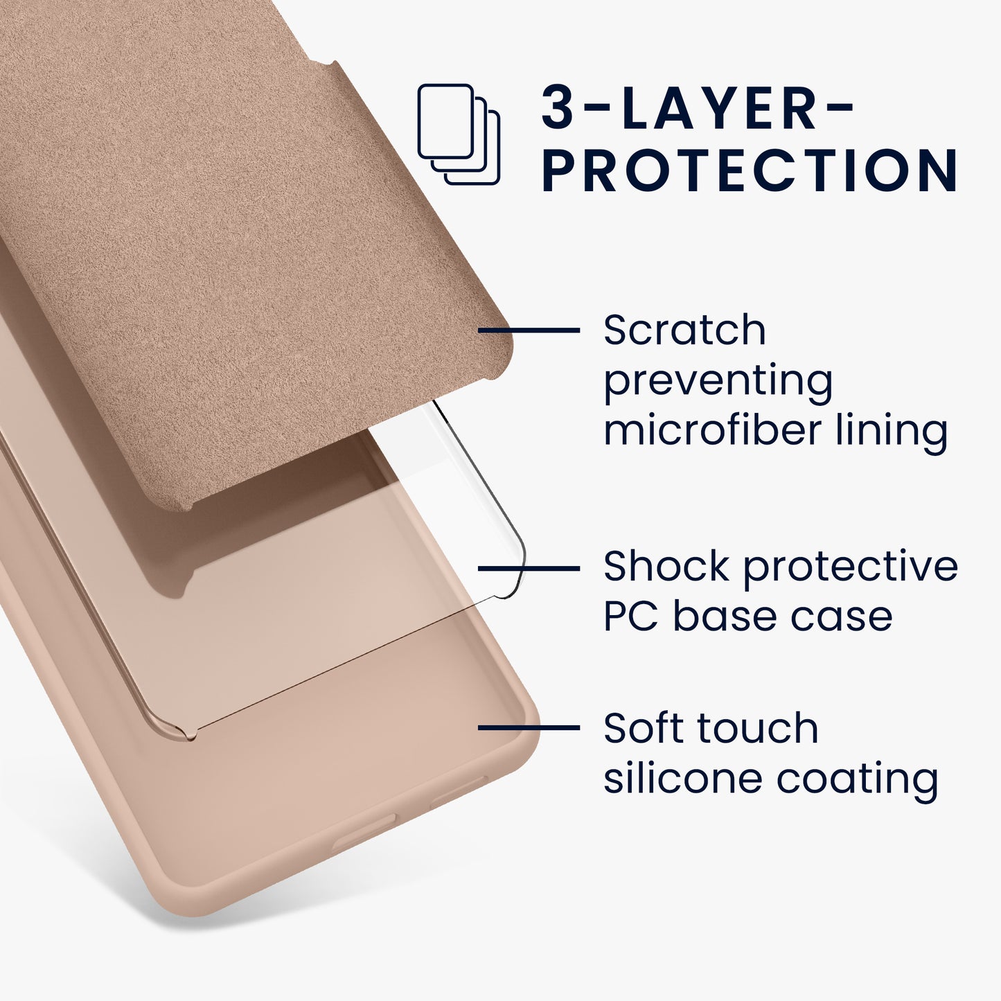 kwmobile Phone Case for Google Pixel 9 Pro XL Case - Silicone Cover - Wireless Charging