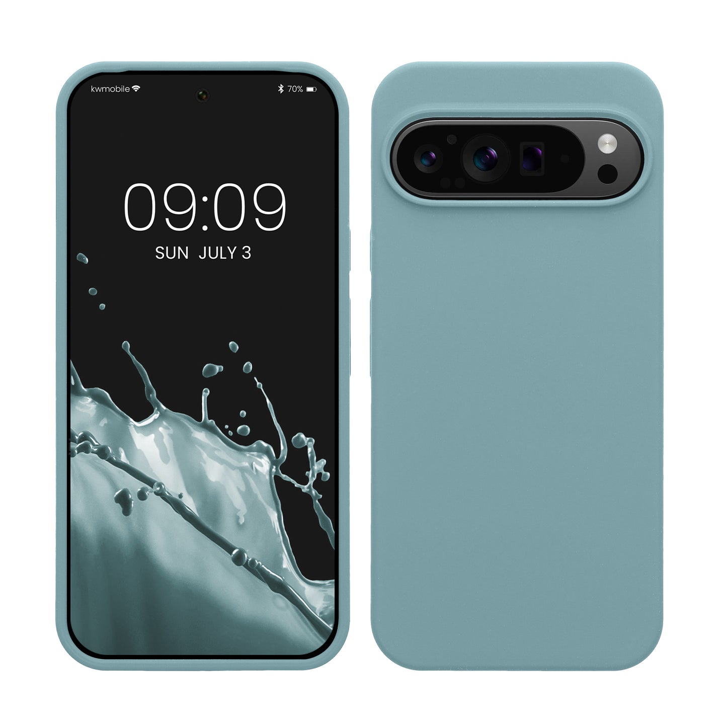 kwmobile Handyhülle für Google Pixel 9 Pro XL Hülle, für Pixel 9 Pro XL Case - Hülle Silikon - kabelloses Laden - Antique Stone Antique Stone  
