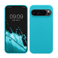 kwmobile Handyhülle für Google Pixel 9 Pro XL Hülle, für Pixel 9 Pro XL Case - Hülle Silikon - kabelloses Laden - Cool Glacier Cool Glacier  