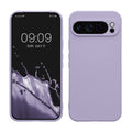 kwmobile Slim Case kompatibel mit Google Pixel 9 Pro XL Hülle - Handyhülle aus Silikon in Lavendel Lavendel  