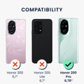 kwmobile Phone Case for HONOR 200 Pro Silicone Case Protective Cover