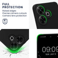 TPU Case with Camera Protection for Xiaomi Poco M6 4G in Matte Black