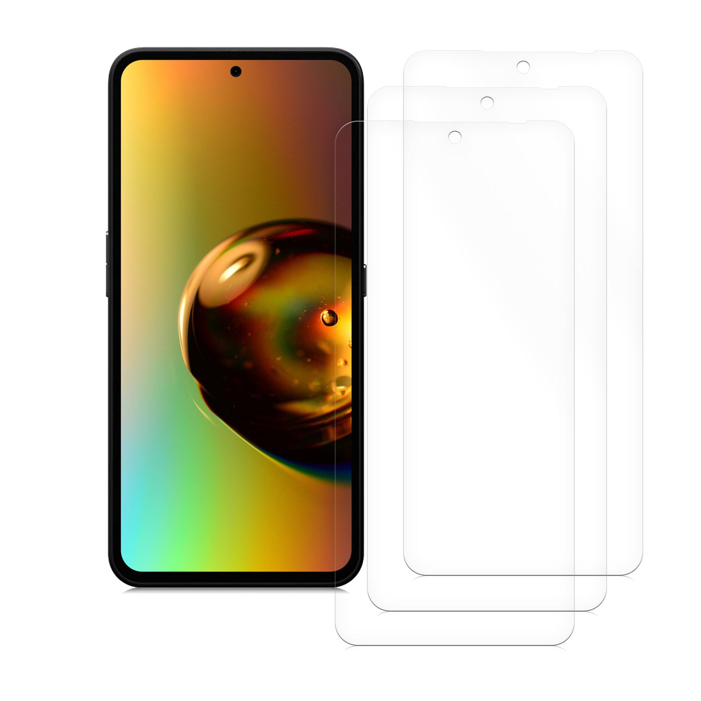 kwmobile Screen Protector compatible with CMF Phone 1 Film Set