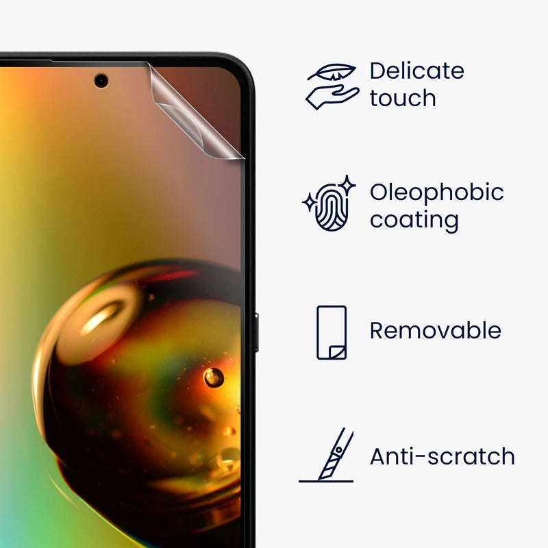 kwmobile Screen Protector compatible with CMF Phone 1 Film Set