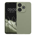 TPU Case with Camera Protection for Xiaomi Redmi 13 in Gray-Green