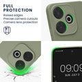 TPU Case with Camera Protection for Xiaomi Redmi 13 in Gray-Green