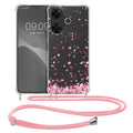 kwmobile Necklace Case Compatible with Xiaomi Redmi 13 Silicone Cover with Lanyard