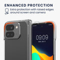 kwmobile Case Compatible with Google Pixel 9 Pro Fold Case Foldable Phone Cover with Frame Robust Cover