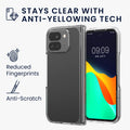 kwmobile Case Compatible with Google Pixel 9 Pro Fold Case Foldable Phone Cover with Frame Robust Cover