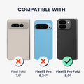 kwmobile Screen Protector for Inside and Outside Compatible with Google Pixel 9 Pro Fold