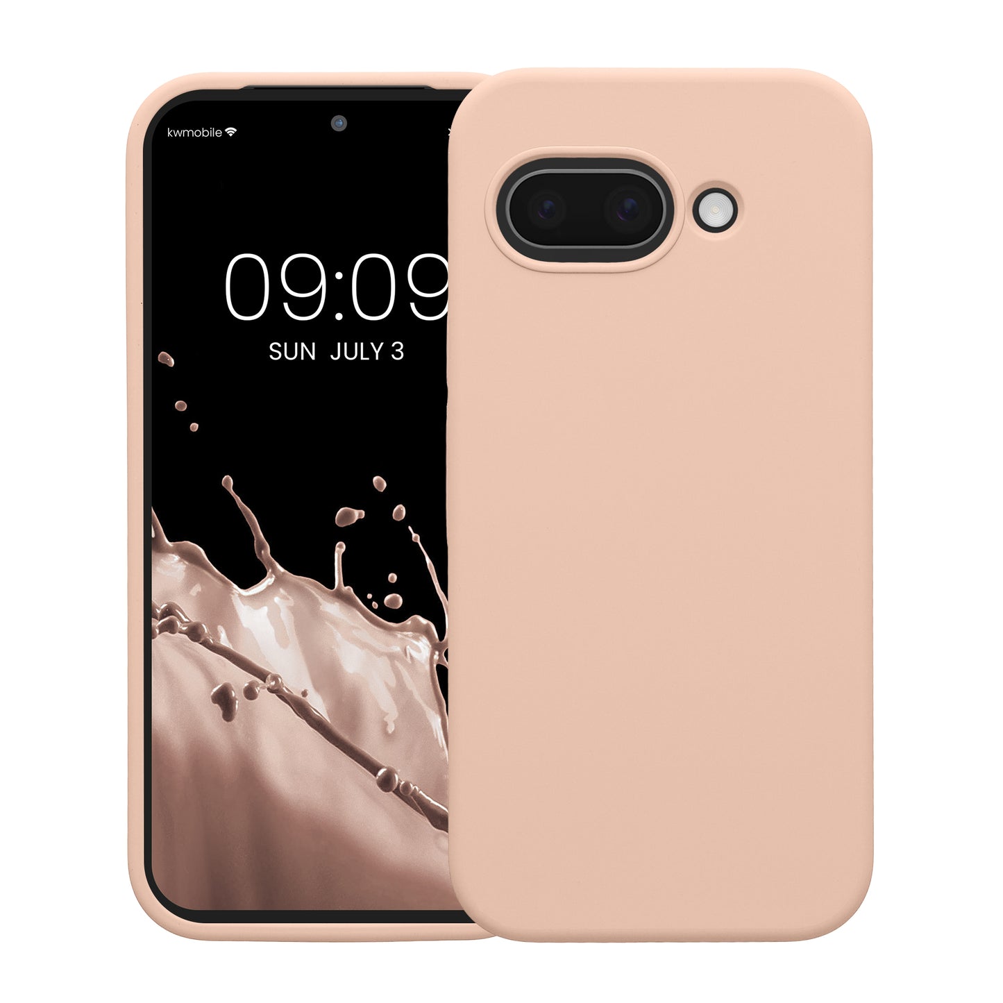 kwmobile Case for Google Pixel 9a Cover, for Pixel 9a Case - Silicone Cover - Wireless Charging