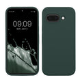 kwmobile Handyhülle für Google Pixel 9a Hülle, für Pixel 9a Case - Hülle Silikon - kabelloses Laden - Blaugrün Blaugrün  