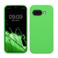 kwmobile Handyhülle für Google Pixel 9a Hülle, für Pixel 9a Case - Hülle Silikon - kabelloses Laden - Limettengrün Limettengrün  
