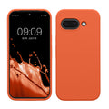 kwmobile Handyhülle für Google Pixel 9a Hülle, für Pixel 9a Case - Hülle Silikon - kabelloses Laden - Summer Orange Summer Orange  