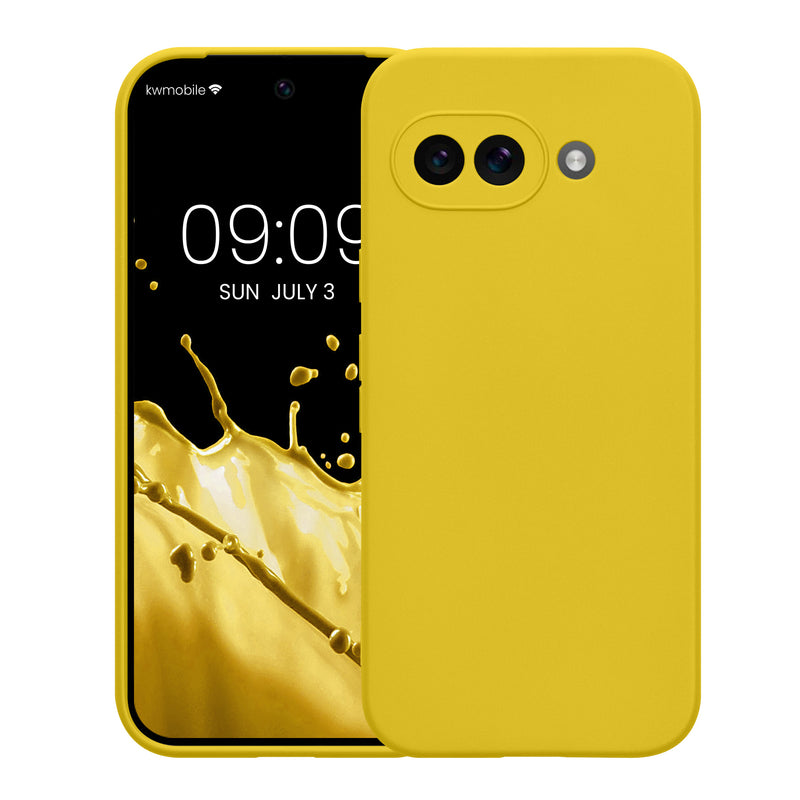 kwmobile Phone Case for Google Pixel 9a - Soft Phone Silicone Case Protective Cover