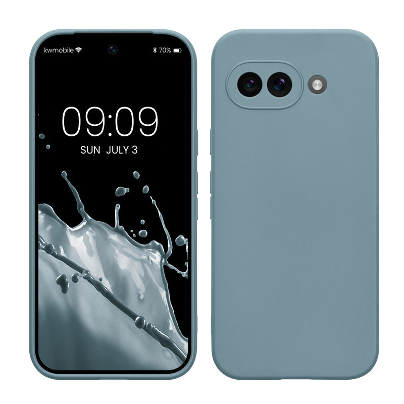 kwmobile Handyhülle kompatibel mit Google Pixel 9a Hülle - Handy Case aus weichem Silikon in Antique Stone Antique Stone  