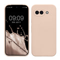 kwmobile Handyhülle kompatibel mit Google Pixel 9a Hülle - Handy Case aus weichem Silikon in Coconut Swirl Coconut Swirl  