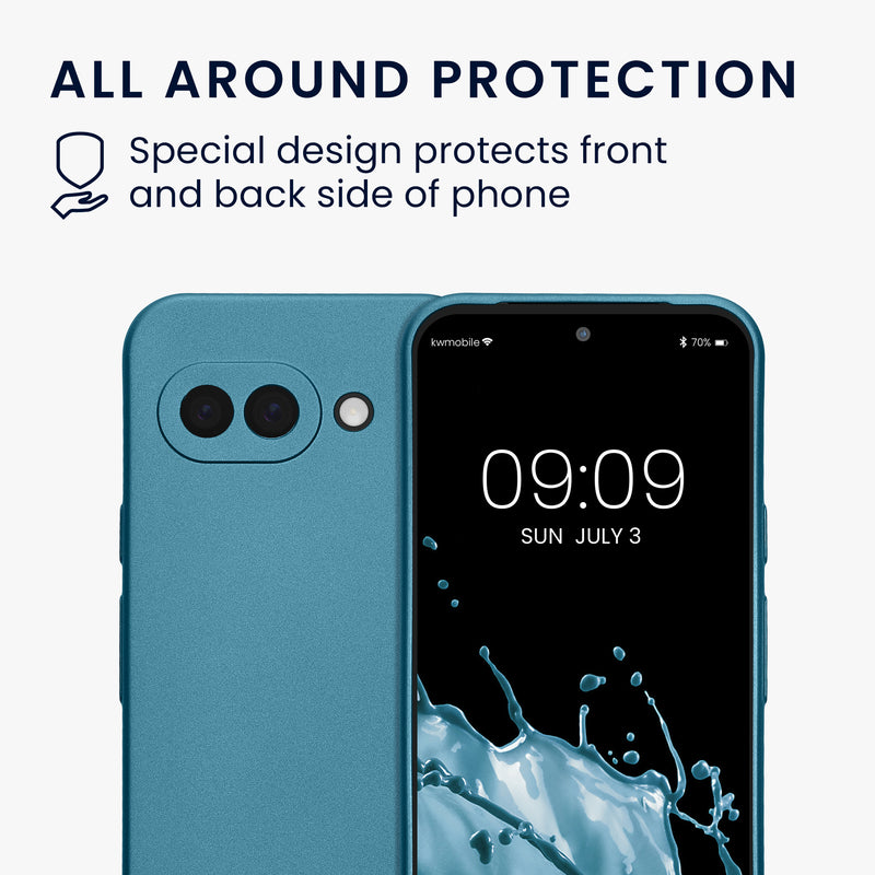 kwmobile Case for Google Pixel 9a - Soft Silicone Cover - Protective Case