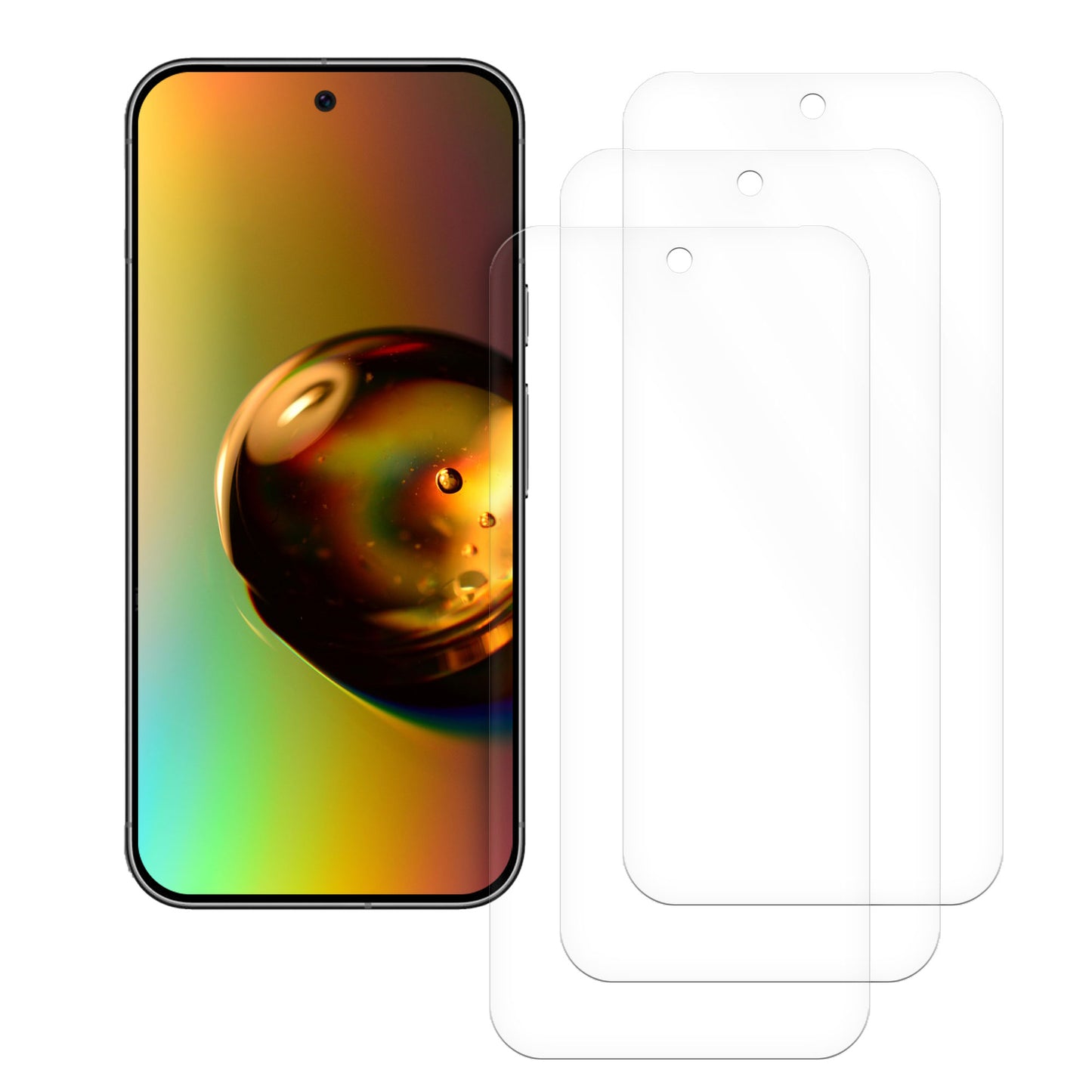 3x crystal clear film for Google Pixel 10 Pro XL / Pixel 9 Pro XL
