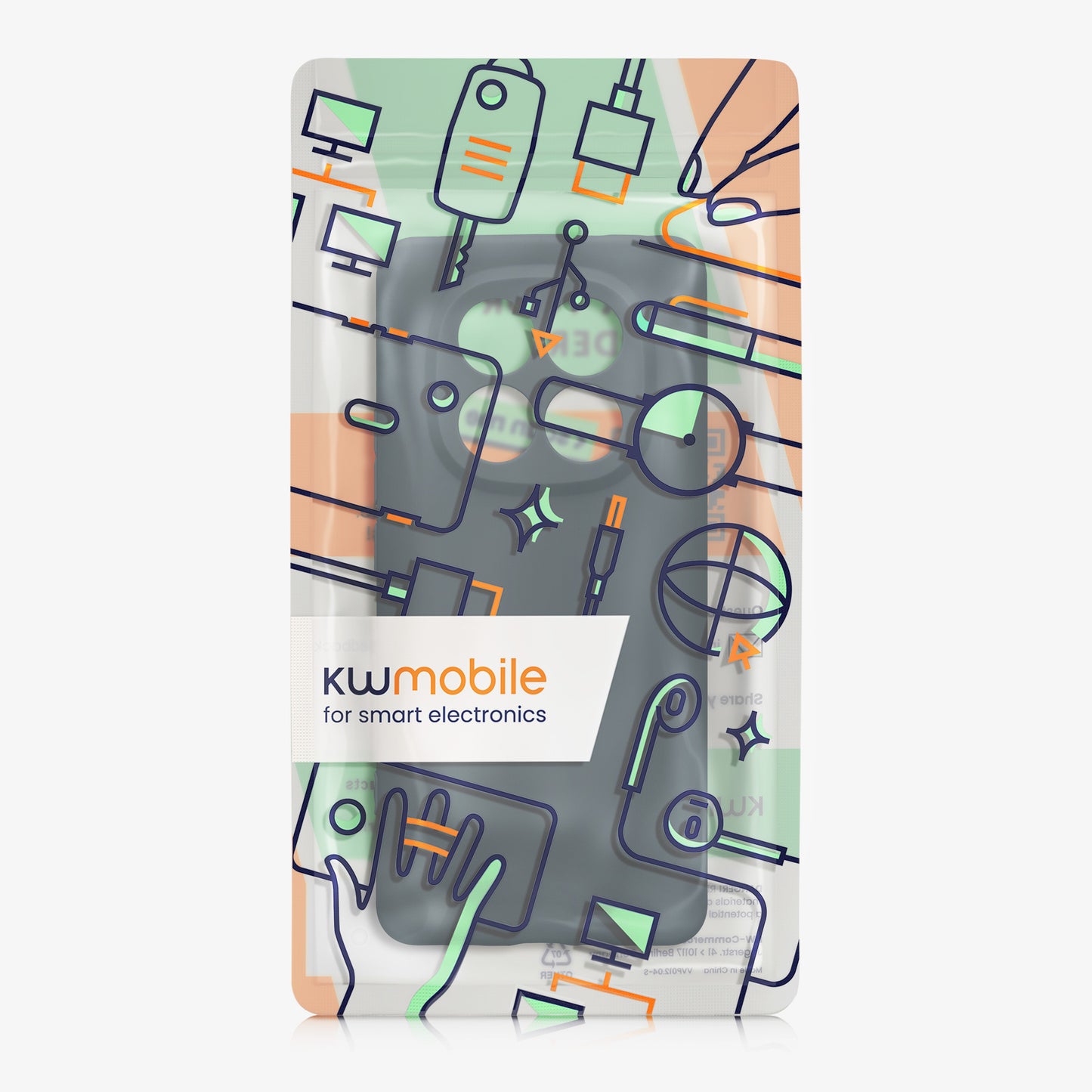 kwmobile Phone Case Compatible with Xiaomi Redmi Note 14 Pro+ 5G / Redmi Note 14 Pro Plus 5G Case - Soft Silicone Phone Cover