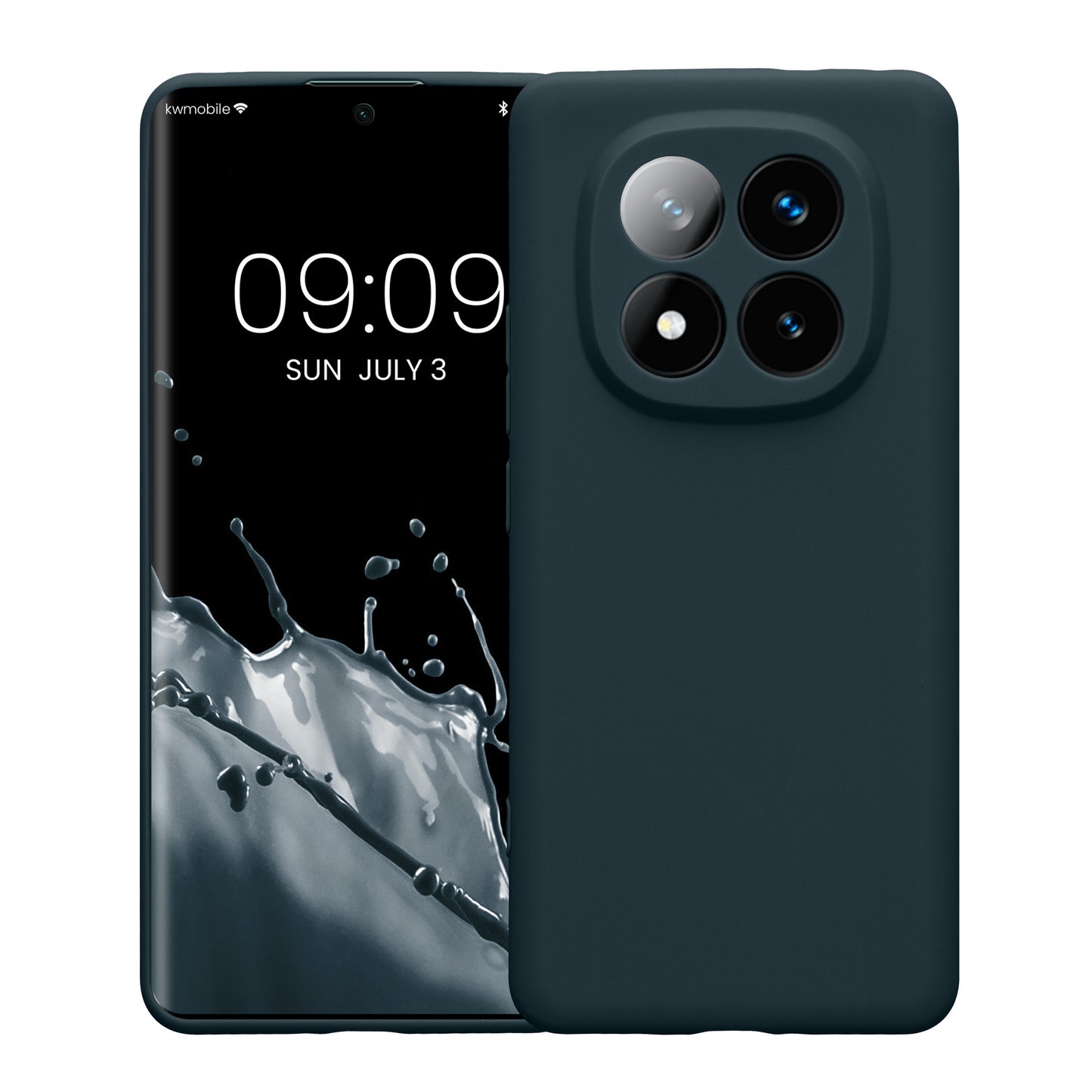 kwmobile Phone Case Compatible with Xiaomi Redmi Note 14 Pro+ 5G / Redmi Note 14 Pro Plus 5G Case - Soft Silicone Phone Cover