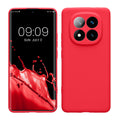 kwmobile Handyhülle kompatibel mit Xiaomi Redmi Note 14 Pro+ 5G / Redmi Note 14 Pro Plus 5G Hülle - Handy Case aus weichem Silikon in Neon Pink Neon Pink  