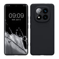 kwmobile Handyhülle kompatibel mit Xiaomi Redmi Note 14 Pro+ 5G / Redmi Note 14 Pro Plus 5G Hülle - Handy Case aus weichem Silikon in Heidelbeerblau Heidelbeerblau  