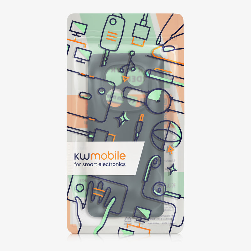 kwmobile Phone Case for Xiaomi Redmi Note 14 Pro 5G / Poco X7 - Soft Silicone Phone Cover - Protective Case