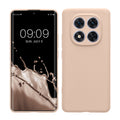 kwmobile Handyhülle kompatibel mit Xiaomi Redmi Note 14 Pro 5G / Poco X7 Hülle - Handy Case aus weichem Silikon in Coconut Swirl Coconut Swirl  