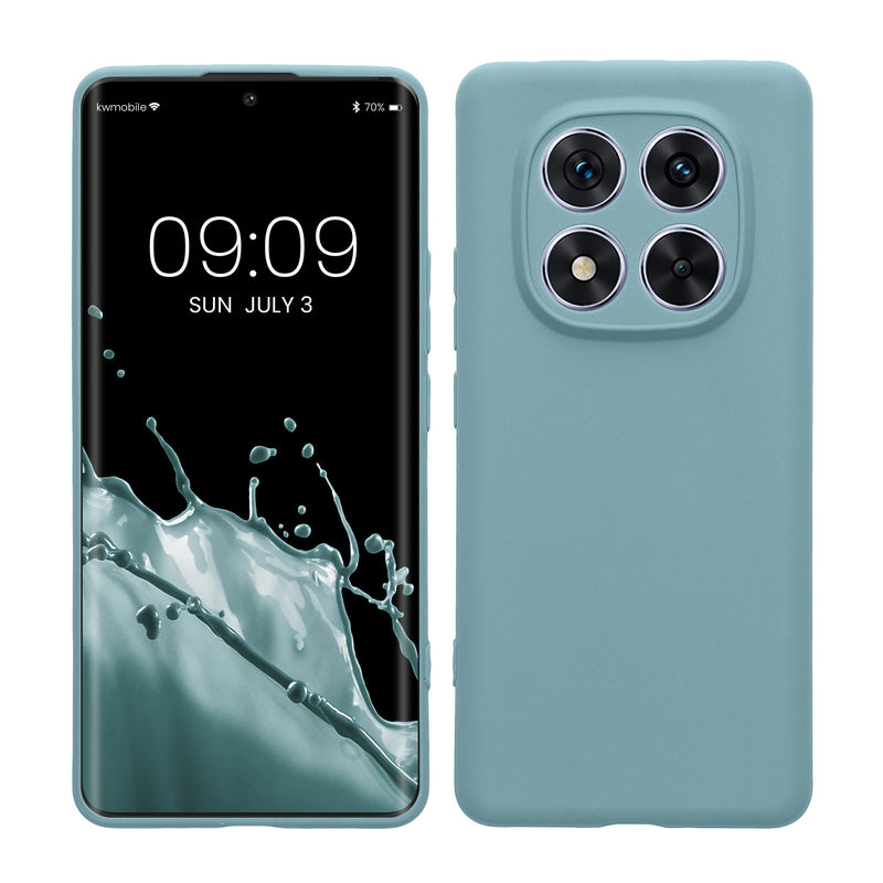 kwmobile Handyhülle kompatibel mit Xiaomi Redmi Note 14 Pro 5G / Poco X7 Hülle - Handy Case aus weichem Silikon in Antique Stone Antique Stone  