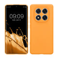 kwmobile Handyhülle kompatibel mit Xiaomi Redmi Note 14 Pro 5G / Poco X7 Hülle - Handy Case aus weichem Silikon in Fruity Orange Fruity Orange  