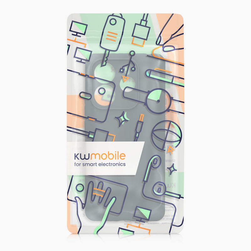 kwmobile Phone Case for Xiaomi Redmi Note 14 5G (Not for 4G) - Soft Silicone Phone Case - Protective Cover