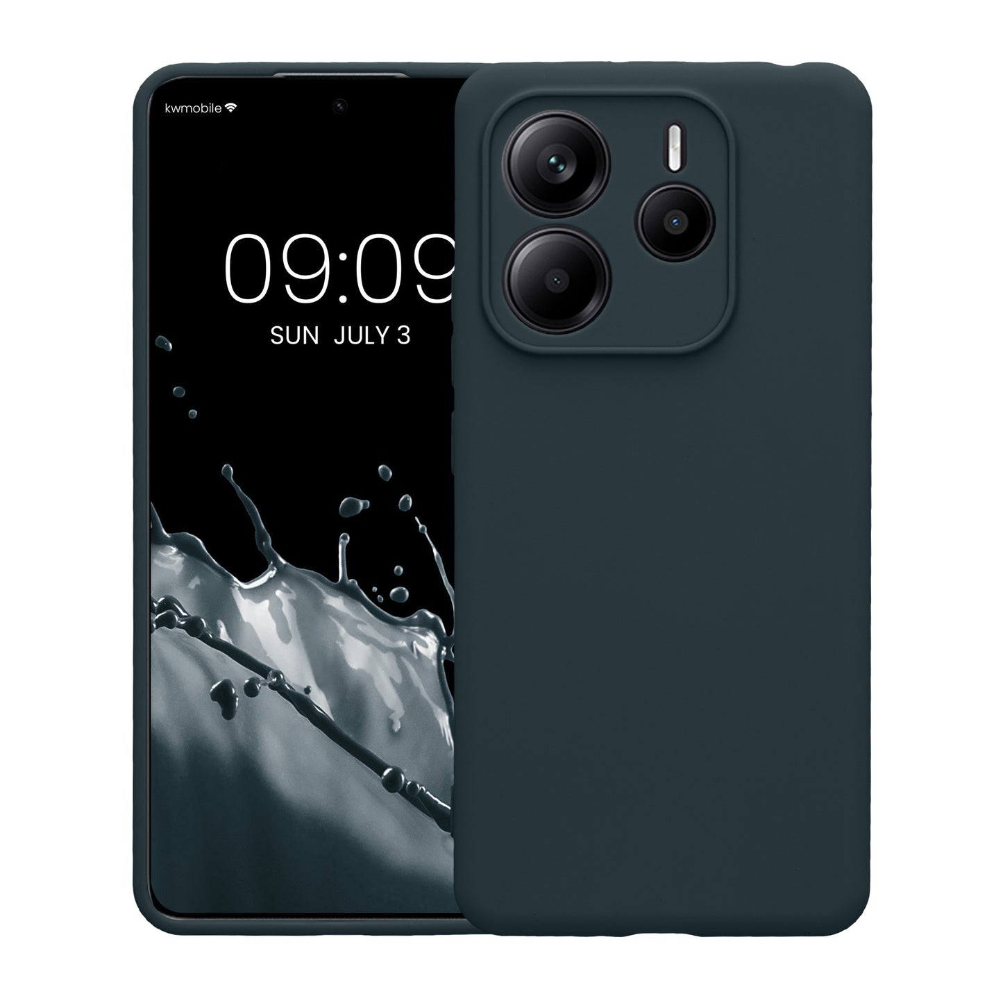 kwmobile Phone Case for Xiaomi Redmi Note 14 5G (Not for 4G) - Soft Silicone Phone Case - Protective Cover