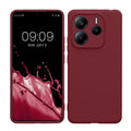 kwmobile Handyhülle kompatibel mit Xiaomi Redmi Note 14 5G (Nicht für 4G) Hülle - Handy Case aus weichem Silikon in Bordeaux Violett Bordeaux Violett  