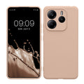 kwmobile Handyhülle kompatibel mit Xiaomi Redmi Note 14 5G (Nicht für 4G) Hülle - Handy Case aus weichem Silikon in Coconut Swirl Coconut Swirl  