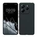 kwmobile Handyhülle kompatibel mit Xiaomi Redmi Note 14 5G (Nicht für 4G) Hülle - Handy Case aus weichem Silikon in Heidelbeerblau Heidelbeerblau  
