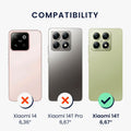 3x Screen Protector compatible with Xiaomi 14T