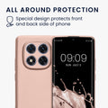 kwmobile Phone Case for Xiaomi Redmi Note 14 Pro 5G / Poco X7 Case - Soft Silicone Case - Protective Cover