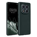 kwmobile Handyhülle kompatibel mit Xiaomi Redmi Note 14 Pro 5G / Poco X7 Hülle - weiche Silikon Case metallisch schimmernd in Metallic Petrol Metallic Petrol  
