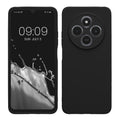kwmobile Handyhülle kompatibel mit Xiaomi Redmi 14C / Poco C75 Hülle - Handy Case aus weichem Silikon in Schwarz matt Schwarz matt  