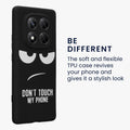 kwmobile Case Compatible with Xiaomi Redmi Note 14 Pro 5G / Poco X7 - Silicone Phone Case - Don't touch my Phone