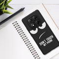 kwmobile Case Compatible with Xiaomi Redmi Note 14 Pro 4G - Silicone Phone Case - Don't touch my Phone