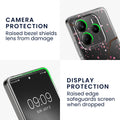kwmobile Case compatible with Xiaomi Redmi Note 14 5G Phone Cover with Glass Screen Protector