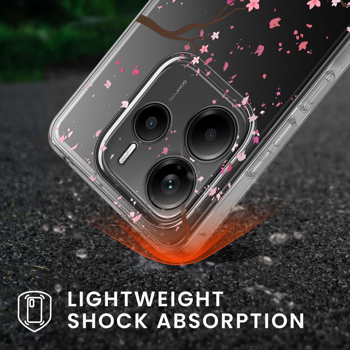 kwmobile Case compatible with Xiaomi Redmi Note 14 5G Phone Cover with Glass Screen Protector