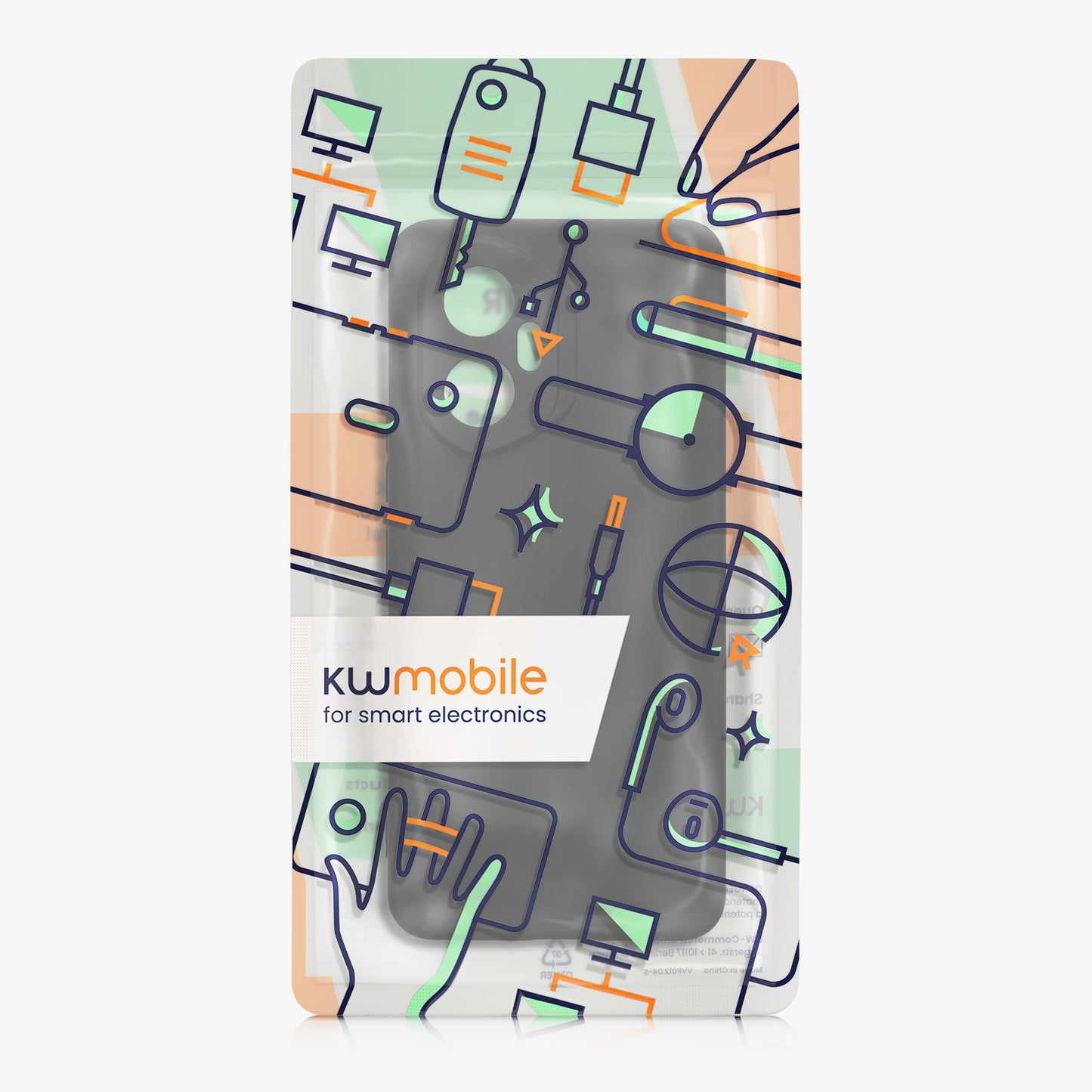 kwmobile Phone Case for HONOR 300 - Soft Silicone Mobile Phone Case - Protective Cover