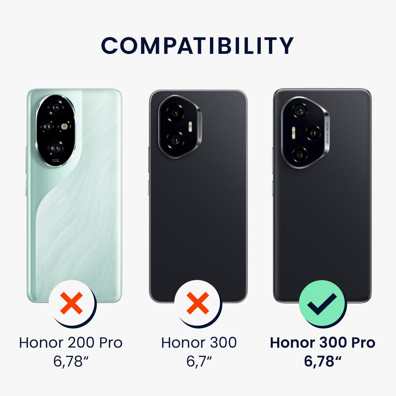 kwmobile Phone Case for HONOR 300 Pro Case Silicone Cover Protective Cover